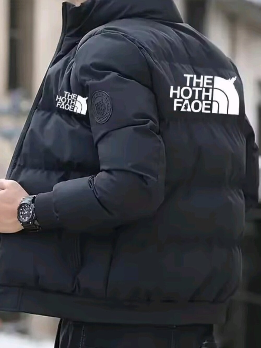 Men's Fashion Thickened Jacket Winter Warm And Waterproof Parka Coat